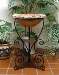 ornamental iron bathroom sink stand