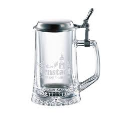 Sollten sie eine vorlage ihres gravurwunsches glasgravur, gläser mit gravur, glas gravur, bierglas, weinglas, sektglas, schnapsglas, likörglas. Bierkrug Glas Mit Deckel Und Gravur 0 5l Arnstadt Kristall