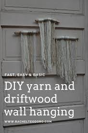 Thanks to my tutorial, you can easily create your own product for the perfect design of your home. Basic Diy Yarn And Driftwood Macrame Wall Hanging For Beginners