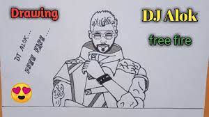 Great drawing ideas and easy drawing tutorials. Dj Alok Character Drawing Free Fire Youtube