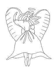 By best coloring pagesjune 5th 2015. Angels Coloring Page Angel All Kids Network