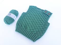 Made To Order Hand Knitted Baby Toddler Vest Merino Wool In 2020 Baby Knitting Toddler Vest Knitted