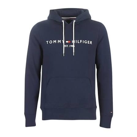Tommy Hilfiger TOMMY LOGO HOODY Marine - Free delivery | Spartoo NET  *Delivery to U.S. : $29.99 ! - Clothing Hoodies Men USD/$178.00