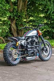 Harleydavidson Martini Sportster Xl883r With Knobby Tires Letsgetwordy Bike Exif Speed Bike Motorcycle