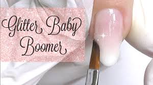 • erhältlich in einem satz von 10 nägeln. Glitter Baby Boomer Nails With Poly Gel Youtube