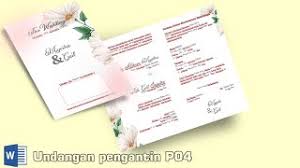 Contoh undangan pernikahan dengan ms. Contoh Surat Undangan Pernikahan Word Undangan Digital