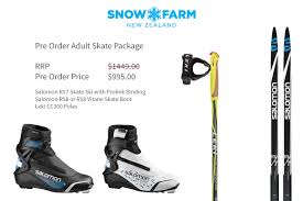 Pre Order Cross Country Ski Packages Snow Farm Nz Reservations