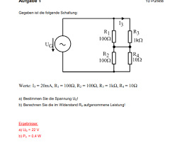 Wiederstandschaltung U2 Ug Berechnen Physik Elektronik Elektrotechnik