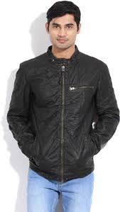 jack jones full sleeve solid mens jacket