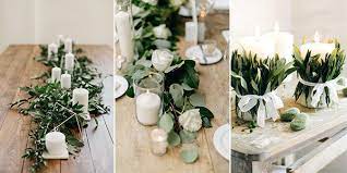 Maybe you would like to learn more about one of these? 12 Simple White And Green Wedding Centerpieces On A Budget Emmalovesweddings