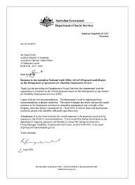 Recruitment consultant cover letter sample. Management Of Agreements For Disability Employment Services Australian National Audit Office