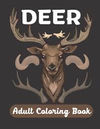 Deer head, drawn in zentangle style. Deer Adult Coloring Book Amazing Henna Deer Coloring Page For Adult Stress Relief Paperback West Side Books