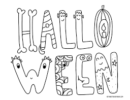 Keep your kids busy doing something fun and creative by printing out free coloring pages. Halloween Coloring Pages The Best Ideas For Kids