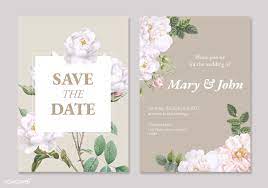 Download Premium Vector Of Floral Wedding Invitation Card Vectors Set Floral Wedding Invitations Wedding Invitation Card Template Wedding Invitation Cards