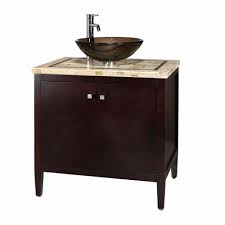 Home Decorators Collection Argonne 31 In W X 22 In D Bath Vanity In Espresso With Marble Vanity Top In Brown With Glass Sink 0322110820 The Home Depot Home Depot Bathroom