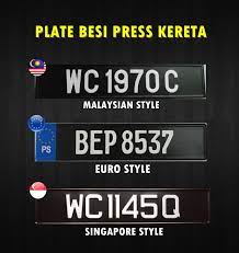 Buat plat kereta di jengka. Morewa Design Kereta Nombor
