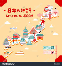 R Sultats Google Recherche D Images Correspondant Http Image Shutterstock Com Z Stock Vector Lovely Japan Travel Map Go To Japan And Blessed On Lucky Cat In