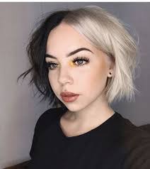 Pin By David Connelly On Half Half Dyed Hair 09 Split Dyed Hair Half And Half Hair Hair Color For Black Hair