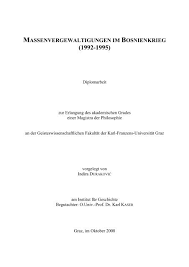 Und so blieb das allgemeine publikum grösstenteils. Massenvergewaltigungen Im Bosnienkrieg 1992 1995