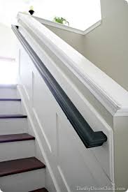 A Touch Of Black Black Stair Railing Stair Railing Black Stairs