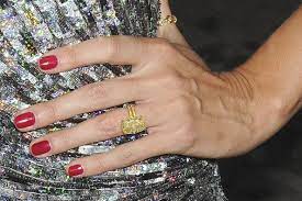 Heidi Klum Engagement Ring Celebrity Engagement Rings Yellow Diamond Engagement Ring Engagement Rings