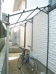 節水サイクルポート 2009年のイレクター大賞受賞作品を紹介します diy life イレクターで できるワクワクを イレクター サイクルハウス 自転車置き場 diy