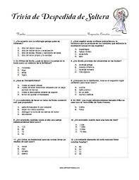 Juego Trivia De Despedida De Soltera Juegos Despedida De Soltera Despedida De Soltera Despedida De Soltera Ideas Juegos