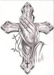 If you're looking for straight or wavy hair ideas for women, this drawing is perfect. Pin On Cross Tattoos