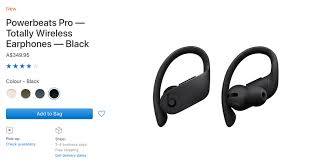 Powerbeats Pro Available In Australia And China France High Intensity Workout Wireless Earphones