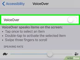 On the side of your device, find both volume keys. 3 Ways To Turn Off Voiceover On Your Iphone Wikihow
