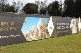 Printed Shade Cloth Banner Mesh Hoarding Design Environmental Design Graphic Design Collection