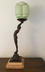 Bronze Art Deco Table Lamp Art Deco Table Lamps Art Deco Table Art Deco Lamps