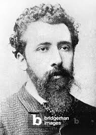 Image of Georges-Pierre Seurat (1859 -1891), a French painter, pioneer of  pointillism
