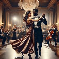 Elegant Ballroom Dance Performance | Dance with Me | AI Art Generator |  Easy-Peasy.AI