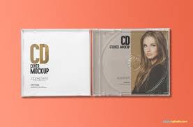 Cd Jewel Case Cd Label Mockup Free Psd Download Zippypixels