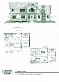Did you scroll all this way to get facts about log cabin house plan? Cedar Ridge 4 Bed 3 Bath 2 Stories 2502 Sq Ft Appalachian Log Timber Homes Hybrid Home Log Home Floor Plans Log Cabin Floor Plans Cabin Floor Plans