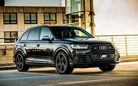 Download Wallpapers Audi Sq7 2016 Black Q7 Abt Tuning Audi Crossover Tuning Q7 Besthqwallpapers Com Audi Q7 Audi Cars Audi