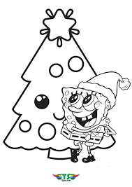 With a full range of coloring pictures for children to freely explore the interesting things of the world of coloring pictures. Spongebob And Christmas Tree Coloring Page Tsgos Com Tsgos Com