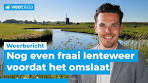 Heerlijk lenteweer, maar verandering volgt snel | Weerbericht - YouTube