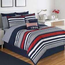 Westpoint Home Izod Varsity Stripe Bedding 2 Piece Blue And Tan Twin Comforter Set In The Bedding Sets Department At Lowes Com