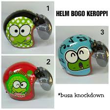 Untuk jenis kacanya yang goggles biasanya akan dibandrol 250 ribu keatas. Ganti Wa 0815 5955 6583 Harga Helm Bogo Keroppi Helm Bogo Motif Keroppi Harga Helm Bogo Kulit Warna Hijau Hitam By Diana Helm Murah Medium