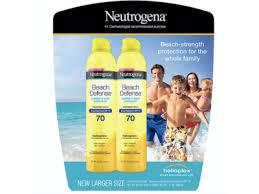Neutrogena Beach Defense Sunscreen Spray Spf 70 2 Pack Ingredients And Reviews