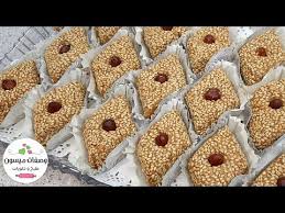 قاطو الجلجلانية معسل و سهل التحضير حلويات العيد 2020 Youtube Food Recipies Algerian Recipes Food