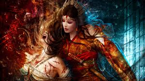 Find the best fantasy women warriors wallpaper on getwallpapers. Wallpaper 1920x1080 Px Art Blood Fantasy Females Girls Warrior Weapons Women 1920x1080 Goodfon 1589017 Hd Wallpapers Wallhere