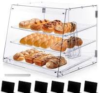 Amazon.com: MewVeer 3-Tray Bakery Display Case, Acrylic ...