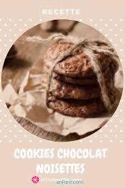 Cookies Chocolat Noisettes Enfant Com Recette Cookies Chocolat Cookies Chocolat Recette Gouter