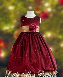 Elegant Wine Polka Dot Christmas Dress Girls Christmas Dresses Little Girl Dresses Girls Dresses Frock Design