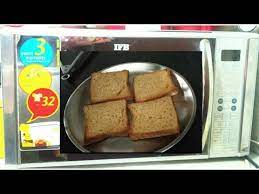 Picture of toast in microwave. How To Toast Bread In Ifb Convection Microwave Oven Toast Bread In Grill Crunchy Toast In Oven Youtube