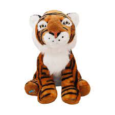 Animal Planet Sitting Tiger Plush Dog Stuffed Animal Animal Planet Plush Animals