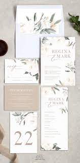 Elegant Garden Wedding Invitation Suite With Stunning Neutral Florals Ide Perkawinan Desain Undangan Perkawinan Undangan Perkawinan